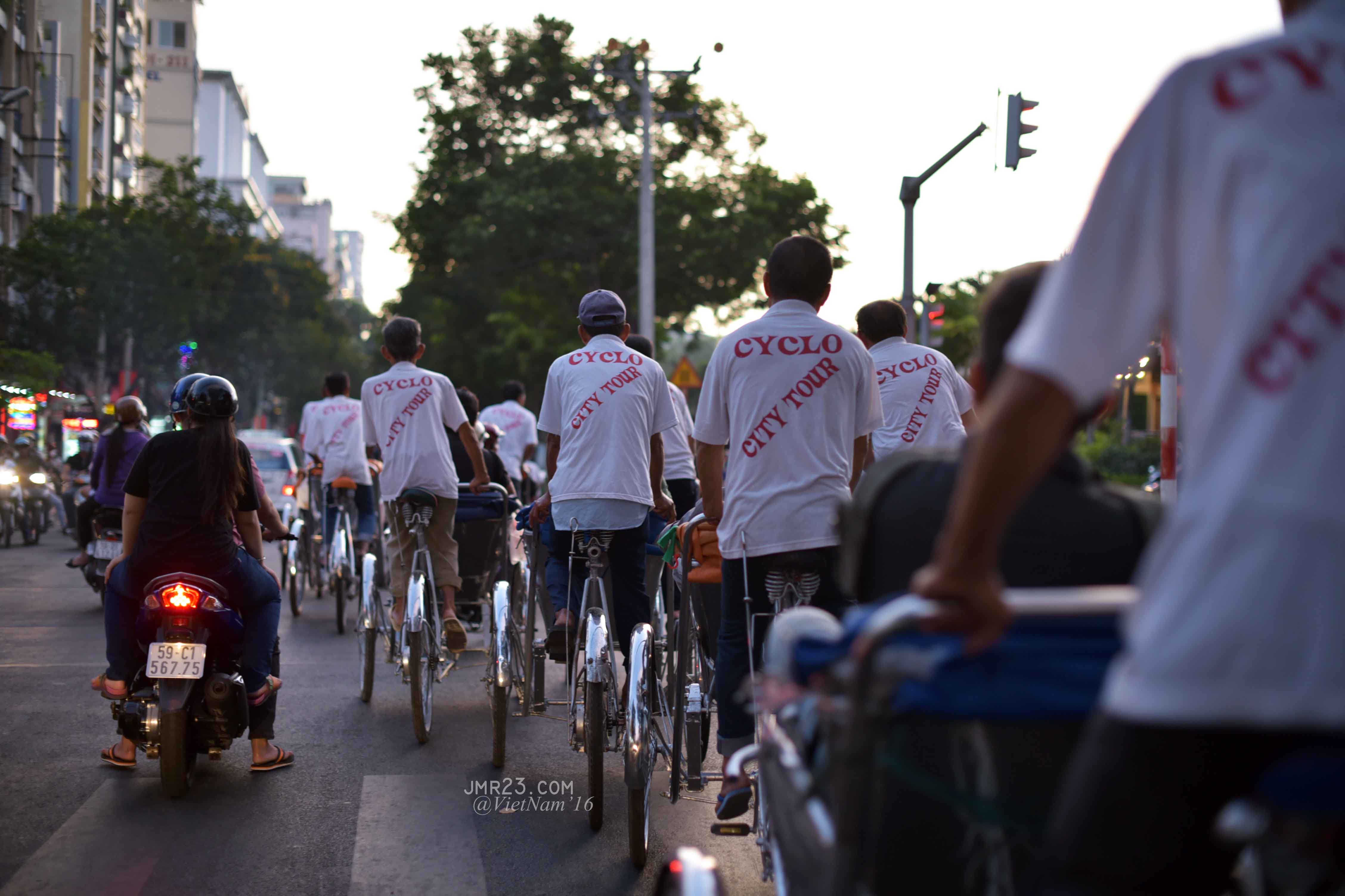 Aktiviti Menarik di Ho Chi Minh City – Cyclo City Tour